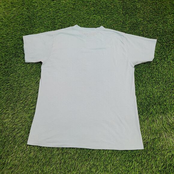 Vintage 80s Funny Mechanic Shirt Large 21x27 Faded - Picture 5 of 16